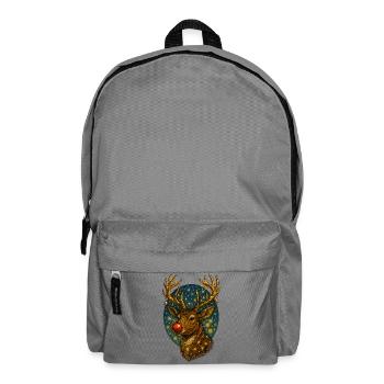 Christmas Reindeer - Backpack - elephant grey - Front