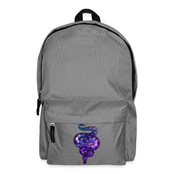 Néon Serpent Violet - Sac à dos - gris éléphant - Devant