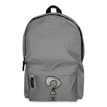 Fragezeichen von Cean - Rucksack - Mittelgrau - Vorne