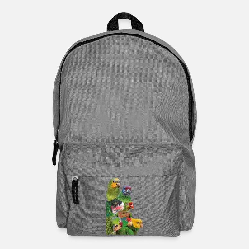Perroquets d’Amazonie - Sac à dos - gris éléphant
