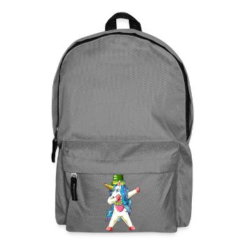 Zurück zur Schule 2026 Einhorn Mardi Gras - Rucksack - Mittelgrau - Vorne
