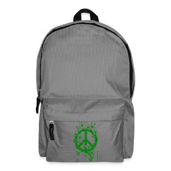 Blossom Peace Symbol - Backpack - elephant grey - Front