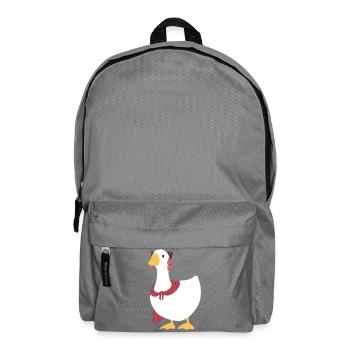 Wo sich Winde treffen – Chinesische Gans – Rubin - Rucksack - Mittelgrau - Vorne