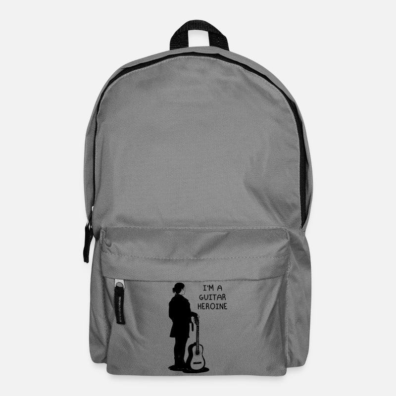 Ich bin eine Gitarrenheldin - Rucksack - Mittelgrau