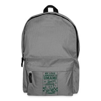 Umami ist Liebe | Ramen Nudeln - Rucksack - Mittelgrau - Vorne