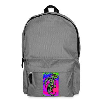 Drache - Rucksack - Mittelgrau - Vorne