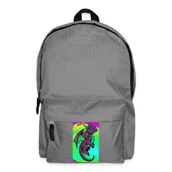 Drache - Rucksack - Mittelgrau - Vorne