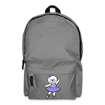 Bear ballet - Backpack - elephant grey - Front