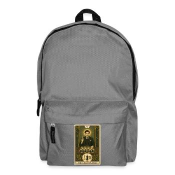 Schachspieler | Strategie Tarot - Rucksack - Mittelgrau - Vorne
