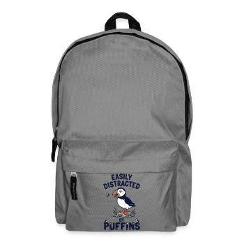 Easily Distracted By Puffins Papageitaucher - Rucksack - Mittelgrau - Vorne
