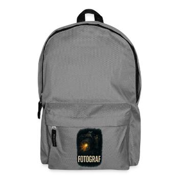 Fotograf Vintage Kamera  - Rucksack - Mittelgrau - Vorne