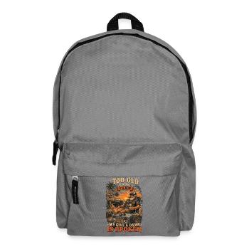 Trop vieux pour s’en soucier - Sac à dos - gris éléphant - Devant