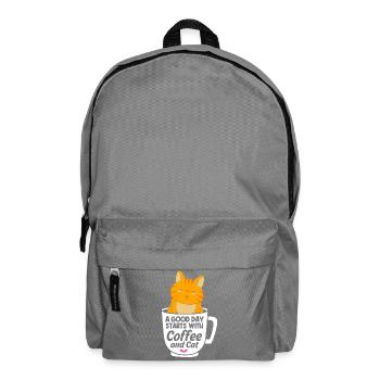 Chat tigré - Sac à dos - gris éléphant - Devant