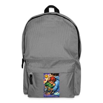 La colère est une tristesse qui n’a pas été absorbée - Sac à dos - gris éléphant - Devant