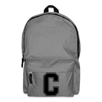 C_Buchstabe - Rucksack - Mittelgrau - Vorne