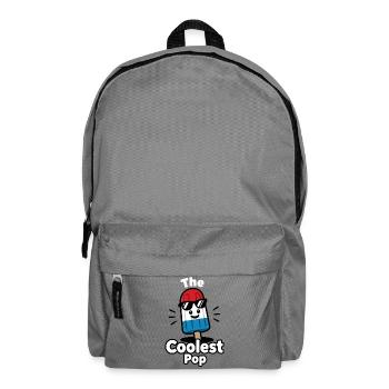 Lustiger Opa, der coolste Papa - Rucksack - Mittelgrau - Vorne
