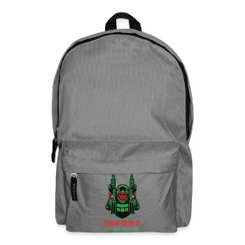 Esport Warrior Logo Print - Backpack - elephant grey - Front