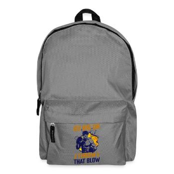 Go Big Or Throw Gloves Boxing Gloves - Backpack - elephant grey - Front