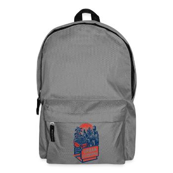 Urban Gardening Ask Me Anything about it - Backpack - elephant grey - Front