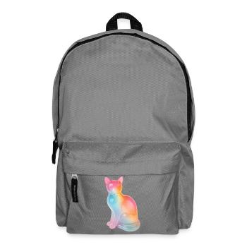 Regenbogenkatze Prisma - Rucksack - Mittelgrau - Vorne