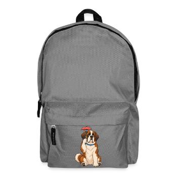 Bernhardiner winziger Regenschirm - Rucksack - Mittelgrau - Vorne