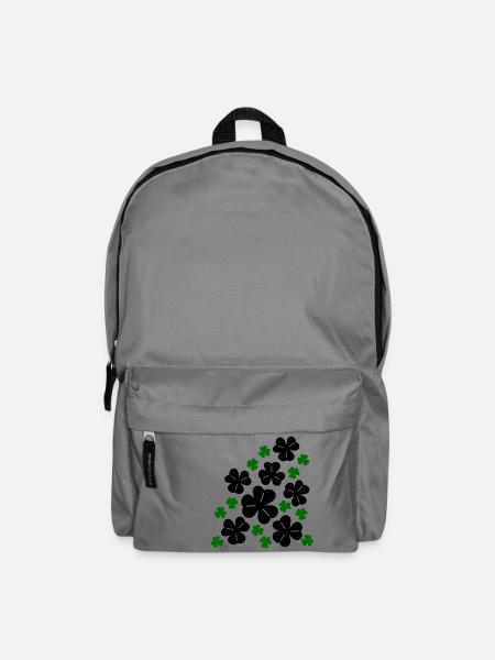 Kleeblätter - Rucksack - Mittelgrau