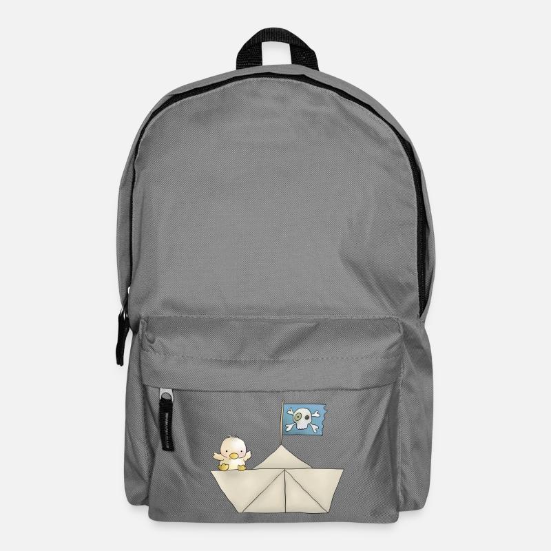 Kleiner Seeräuber - Rucksack - Mittelgrau