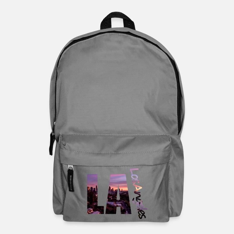 LA - Los Angeles Skyline - Rucksack - Mittelgrau