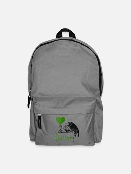 Grüner Seitan - Rucksack - Mittelgrau