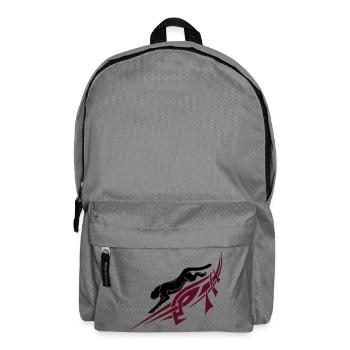 Panthère avec Tribal, Tattoo. - Sac à dos - gris éléphant - Devant