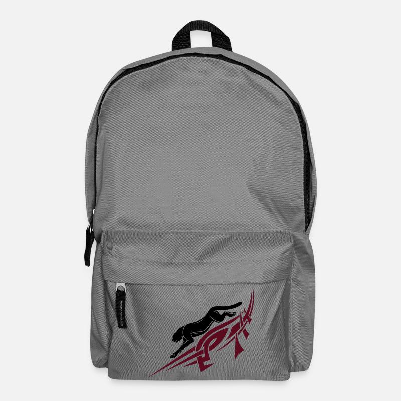 Panther, Tribal, Tattoo - Rucksack - Mittelgrau