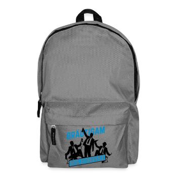 junggesellenabschied bräutigam - Rucksack - Mittelgrau - Vorne