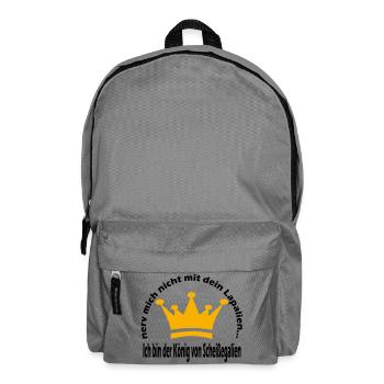 König - Rucksack - Mittelgrau - Vorne