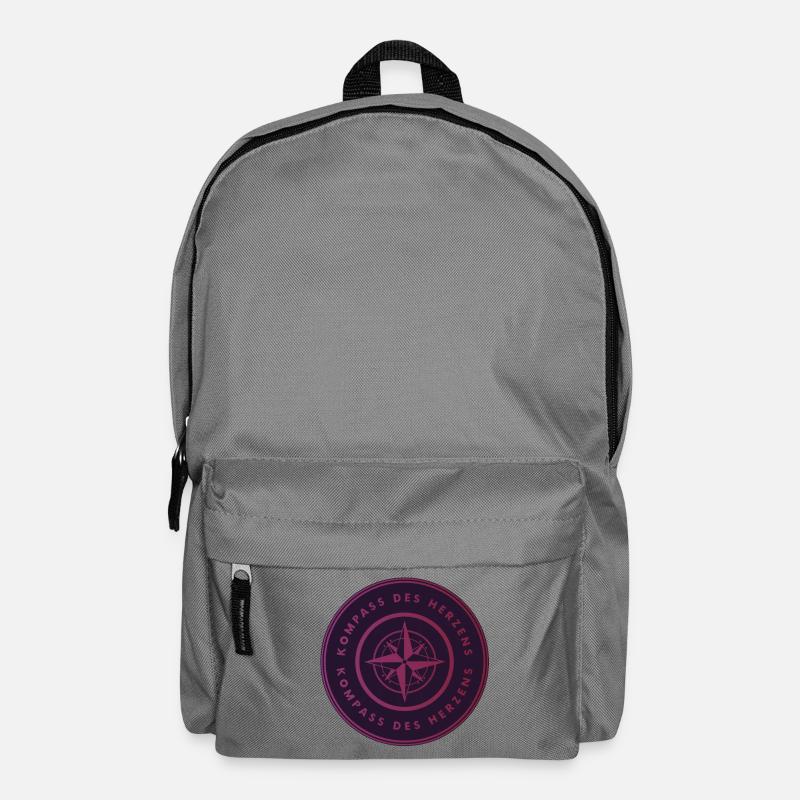 Kompass der Herzen - Rucksack - Mittelgrau