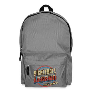 Légende du pickleball - Sac à dos - gris éléphant - Devant