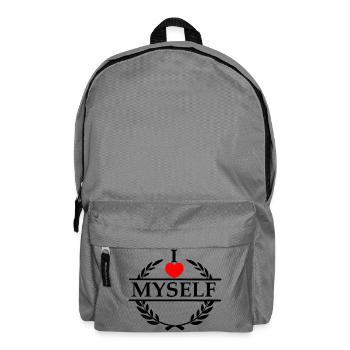 Je m’aime moi-même - Sac à dos - gris éléphant - Devant