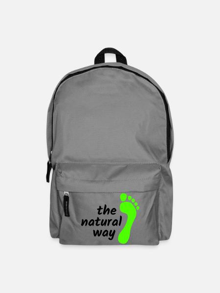 barfuß - the natural way 2023 - Rucksack - Mittelgrau