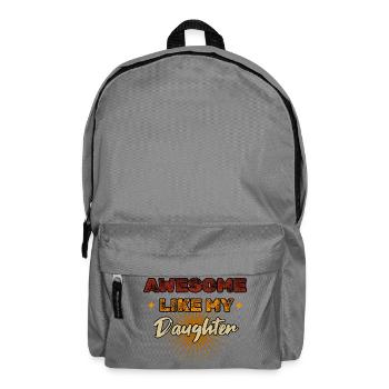 Génial comme ma fille - Sac à dos - gris éléphant - Devant