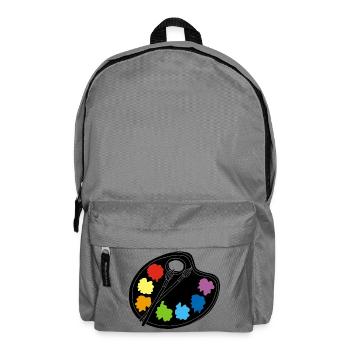 Artist (Black) - Backpack - elephant grey - Front