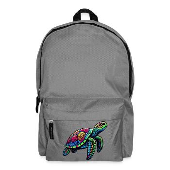 Sea turtle - Backpack - elephant grey - Front