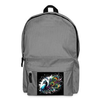 Peacock - Backpack - elephant grey - Front
