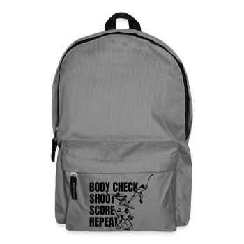 Bodycheck Shoot Points Repeat - Backpack - elephant grey - Front
