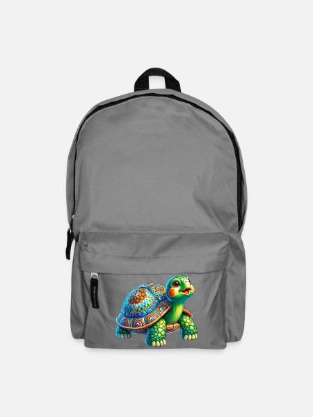 Schildkröte - Rucksack - Mittelgrau