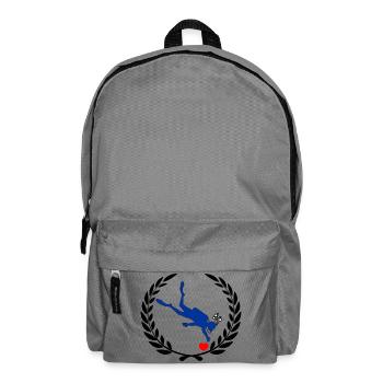Diver finds heart - Backpack - elephant grey - Front