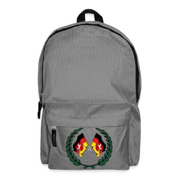 Drapeaux Couronne de laurier de Basse-Saxe - Sac à dos - gris éléphant - Devant