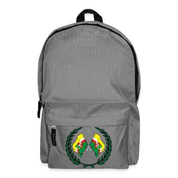 Flags Lubusz laurel wreath - Backpack - elephant grey - Front