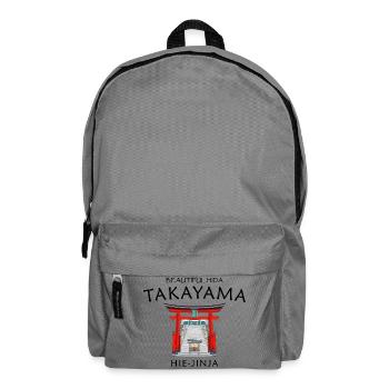 Takayama, Hida, Hie-jinja, Préfecture de Gifu, Japon - Sac à dos - gris éléphant - Devant