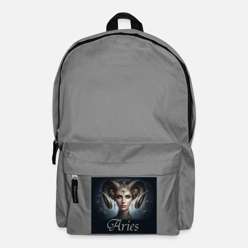 Aries - Sternzeichen Widder - Rucksack - Mittelgrau