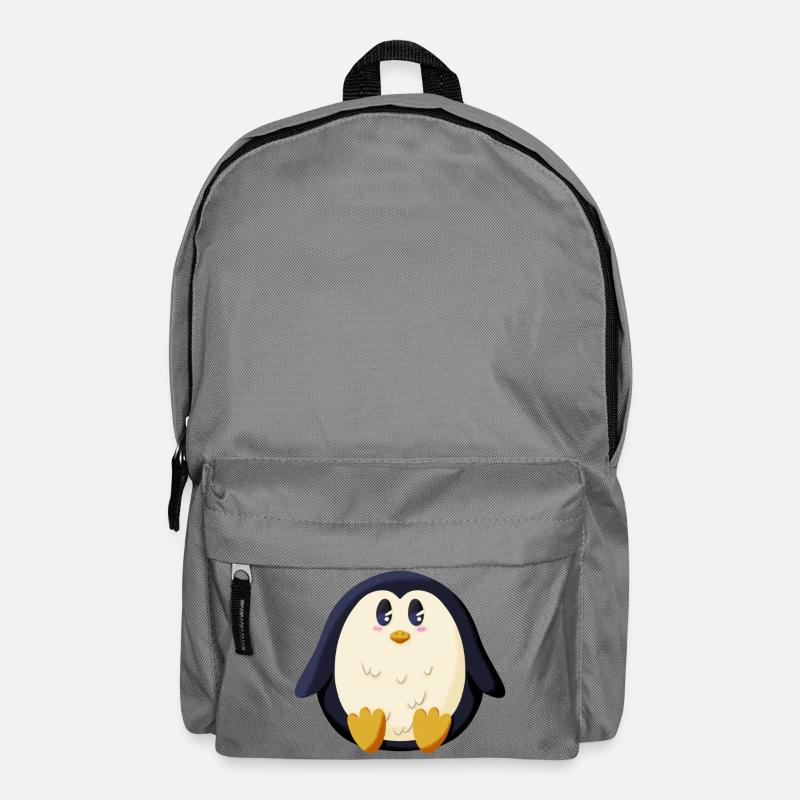 Pummeliger Pinguin - Rucksack - Mittelgrau