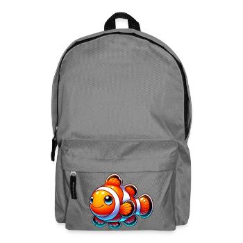 Clownfisch - Rucksack - Mittelgrau - Vorne